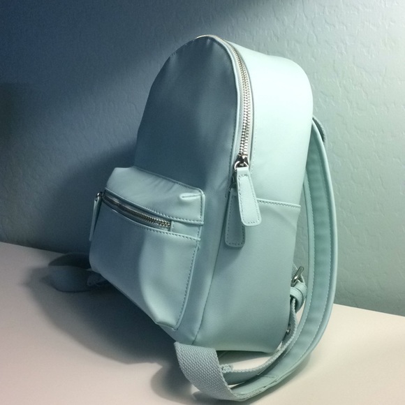 FOREVER 21 LIGHT BLUE MINI BACKPACK - Picture 2 of 4